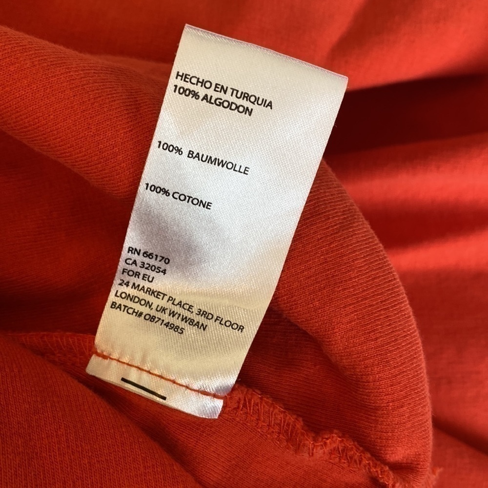 Free people hugger orange bell boho sleeve dress xs - Picture 5 of 6